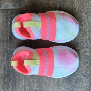 Neon Toddler Reebok Size 5 Tennis Shoes